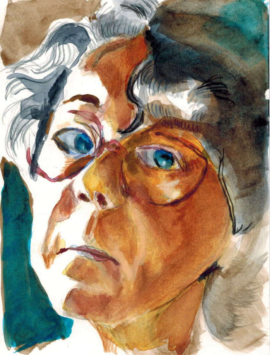 portrait of a woman wearing glasses